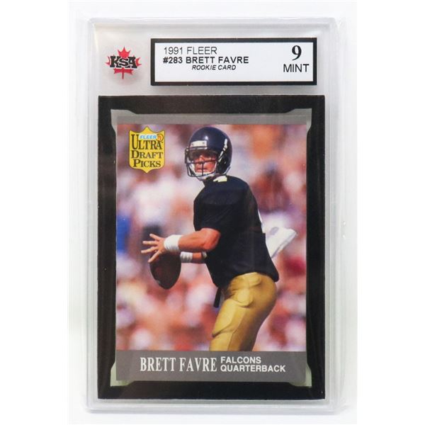 BRETT FAVRE ROOKIE KSA 9
