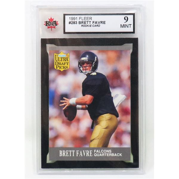 BRETT FAVRE ROOKIE KSA 9