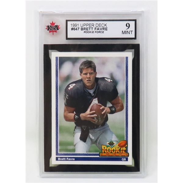 BRETT FAVRE ROOKIE KSA 9