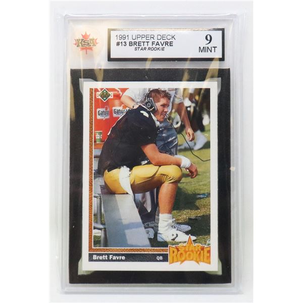 BRETT FAVRE ROOKIE KSA 9