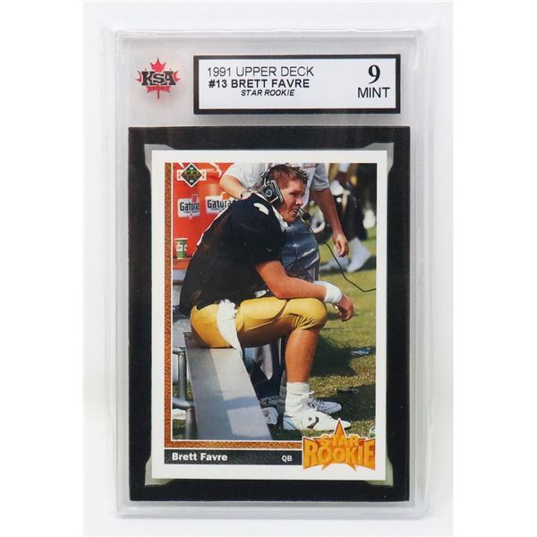 BRETT FAVRE ROOKIE KSA 9