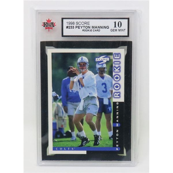 PEYTON MANNING ROOKIE KSA 10