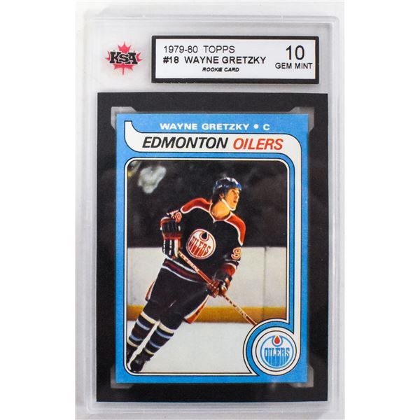 WAYNE GRETZKY ROOKIE KSA 10.