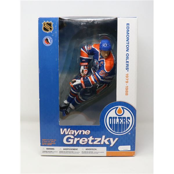 WAYNE GRETZKY 12" LEGENDS, LE OILERS BLUE VARIANT