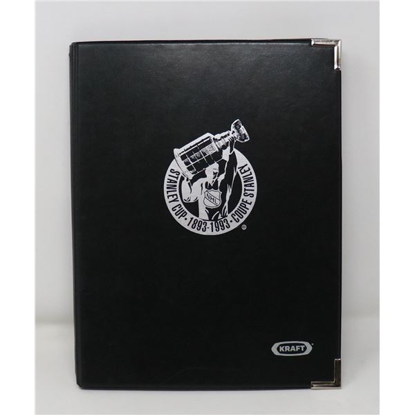 COMPLETE SET, ORIGINAL KRAFT ALBUM, 1893-1993  STANLEY CUP