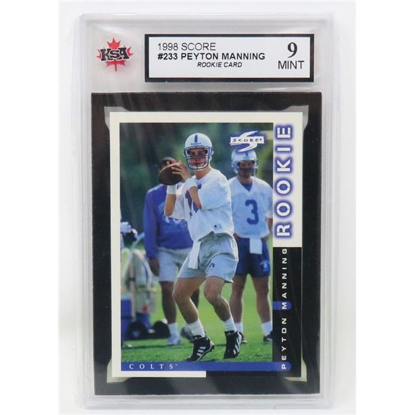 PEYTON MANNING ROOKIE KSA 9