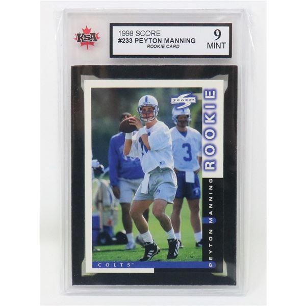 PEYTON MANNING ROOKIE KSA 9