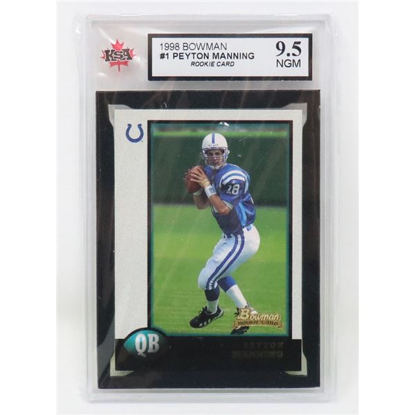 PEYTON MANNING ROOKIE KSA 9.5
