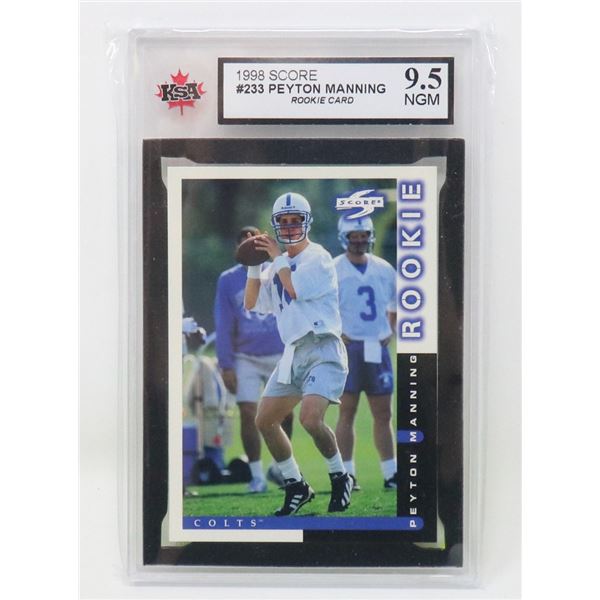 PEYTON MANNING ROOKIE KSA 9.5