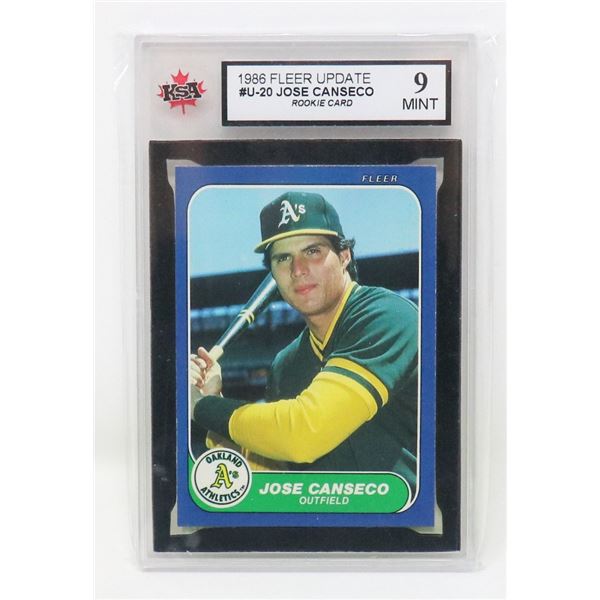 JOSE CANSECO ROOKIE KSA 9