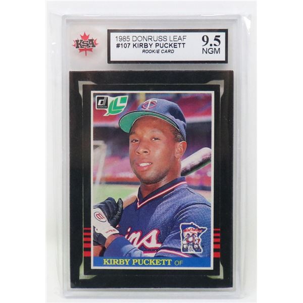 KIRBY PUCKETT ROOKIE KSA 9.5