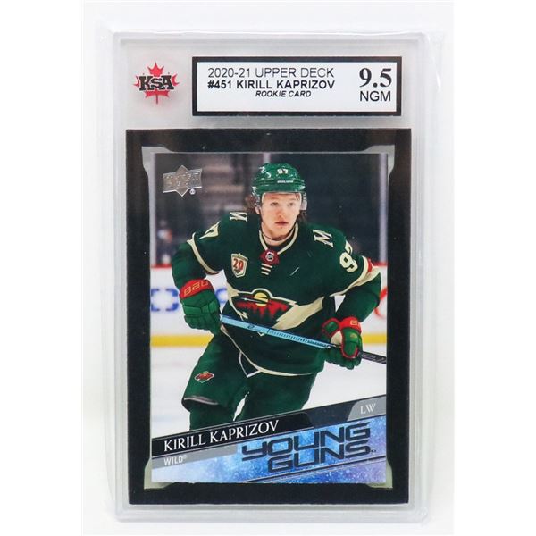 KIRILL KAPRIZOV ROOKIE YOUNG GUNS KSA 9.5