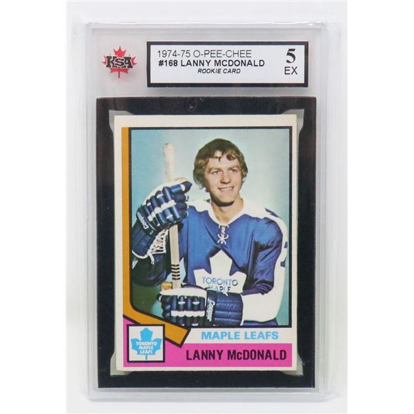 LANNY MCDONALD VINTAGE ROOKIE KSA 5
