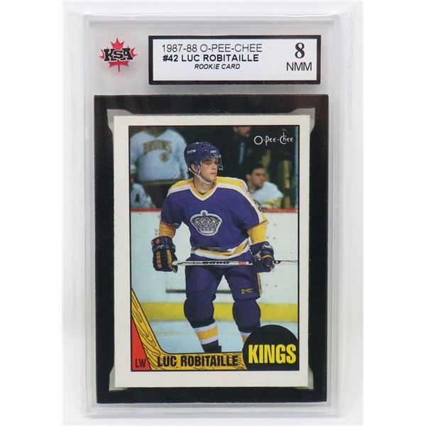 LUC ROBITAILLE VINTAGE ROOKIE KSA 8