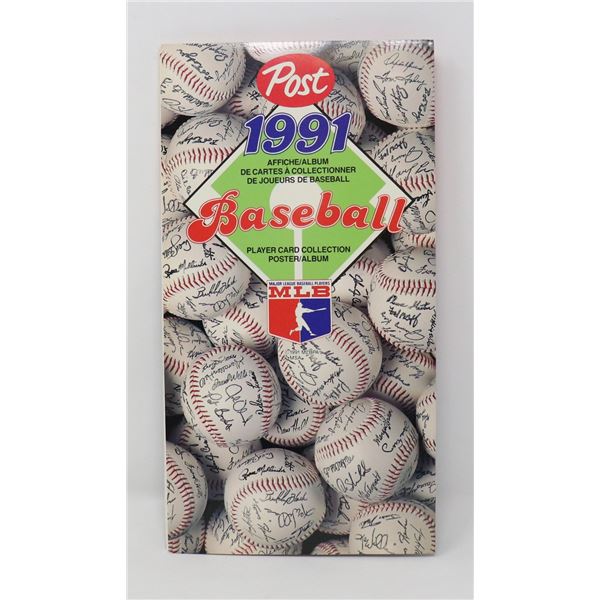 1991 POST CEREAL BASEBALL ALBUM