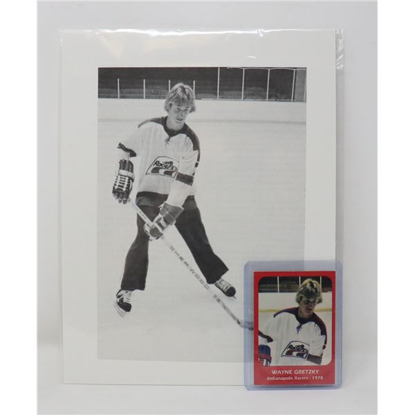 WAYNE GRETZKY PRE-ROOKIE? WITH BLACK AND WHITE  NEWSPAPER ARTICLE/PICTURE