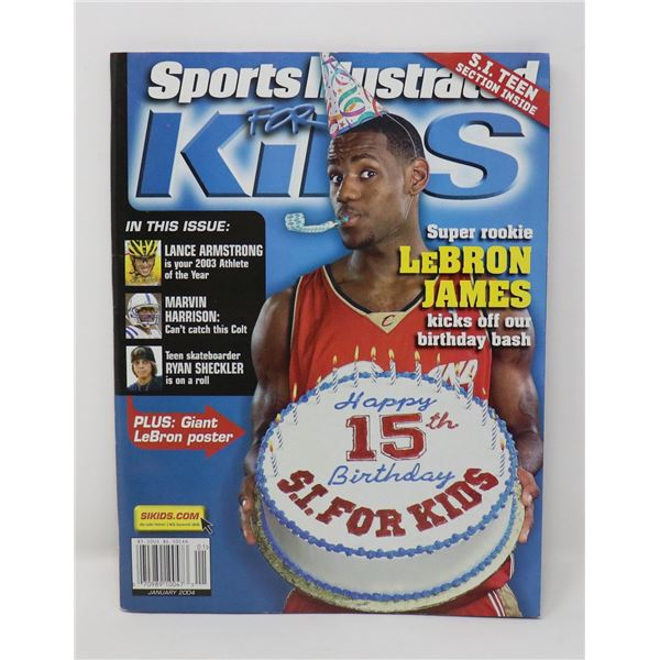 LEBRON JAMES ROOKIE MAGAZINE