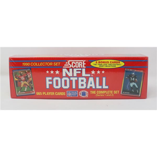 1990-1991 SCORE COMPLETE SEALED SET, 1-665 FACTORY .