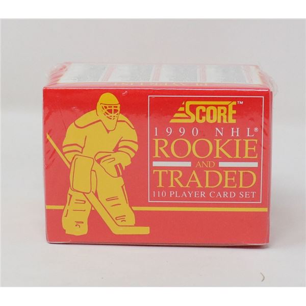 1990-1991 SCORE ROOKIE AND TRADED SEALED 1-110 FAC