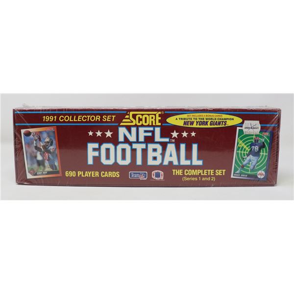 1991-1992 SCORE COMPLETE SEALED SET, 1-690 FACTORY