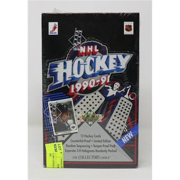 1990-1991 UPPER DECK SERIES 1 36CT PACKS