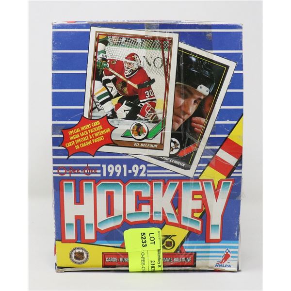 1991-1992 O-PEE-CHEE 36CT PACKS