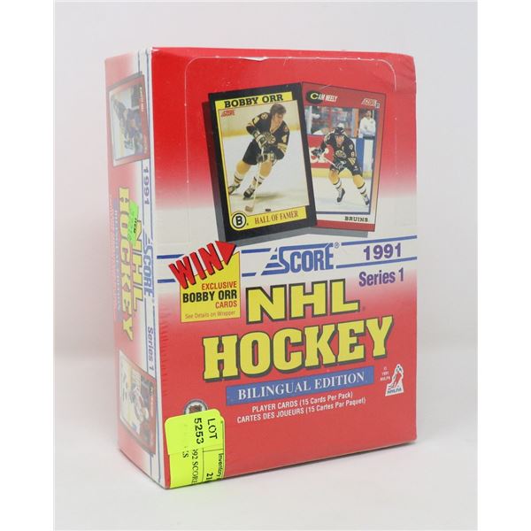 1991-1992 SCORE (CANADIAN) SERIES 1 PACKS