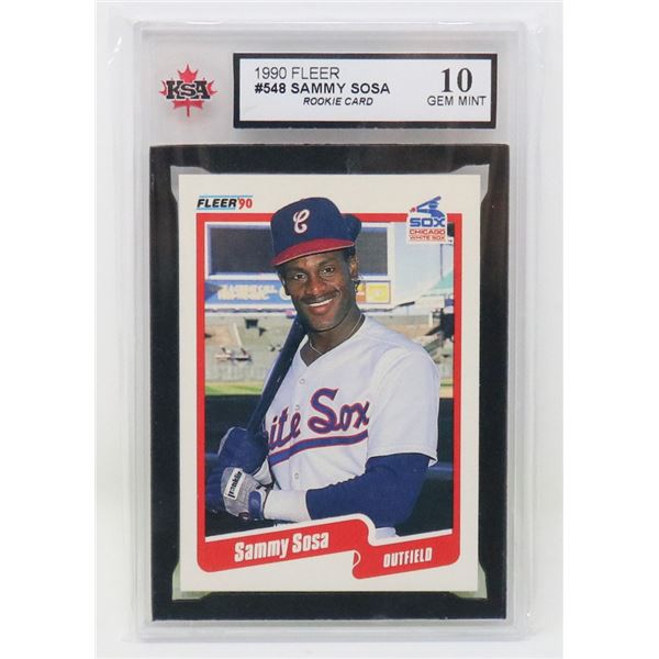 SAMMY SOSA ROOKIE KSA 10