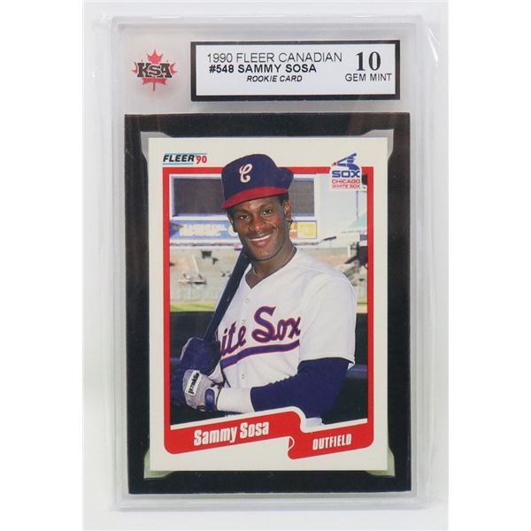 SAMMY SOSA ROOKIE KSA 10