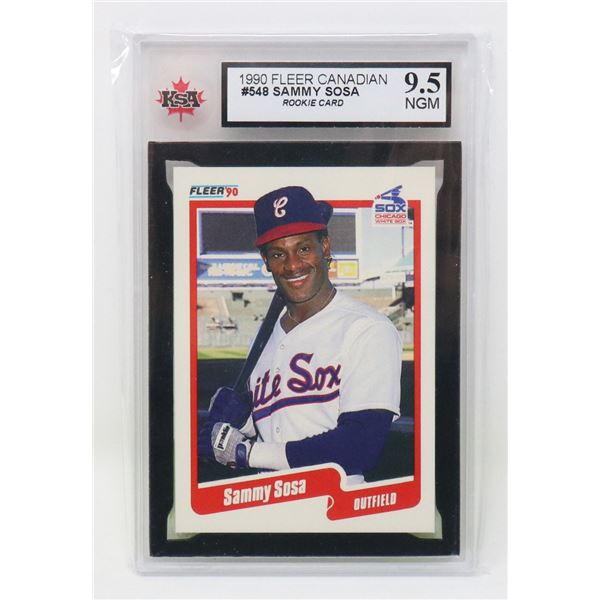 SAMMY SOSA ROOKIE KSA 9.5