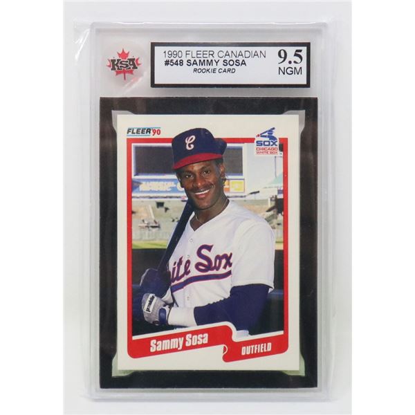 SAMMY SOSA ROOKIE KSA 9.5