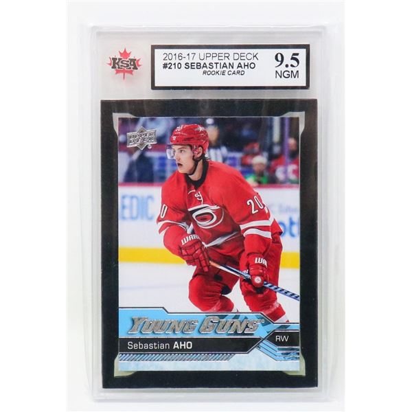 SEBASTIAN AHO ROOKIE YOUNG GUNS KSA 9.5