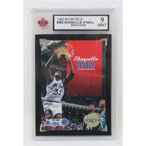 SHAQUILLE O'NEAL ROOKIE KSA 9