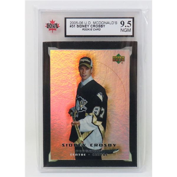 SIDNEY CROSBY ROOKIE KSA 9.5