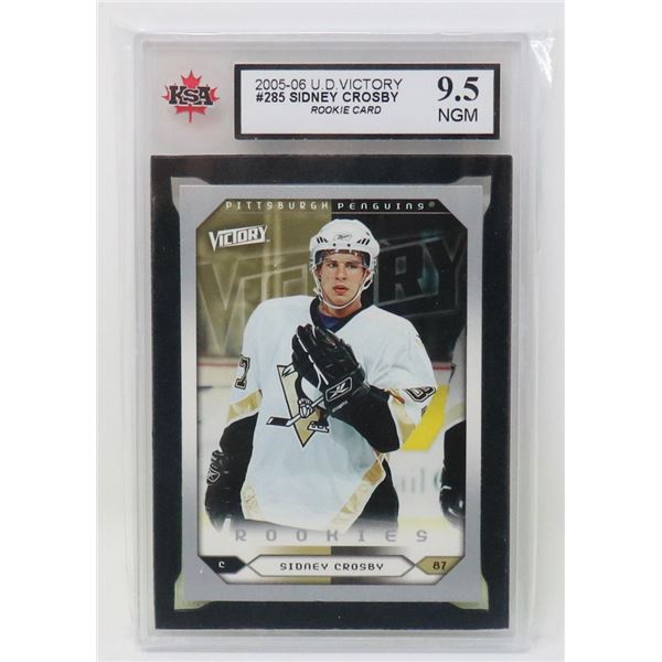 SIDNEY CROSBY ROOKIE KSA 9.5