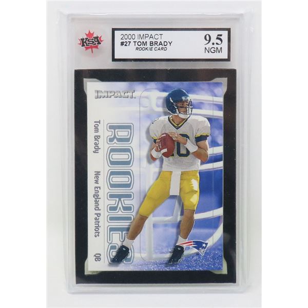 TOM BRADY ROOKIE KSA 9.5
