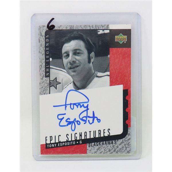 TONY ESPOSITO EPIC SIGNATURES