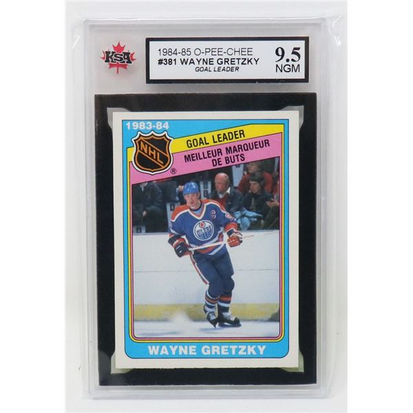 WAYNE GRETZKY VINTAGE 80'S GOAL LEADER KSA 9.5