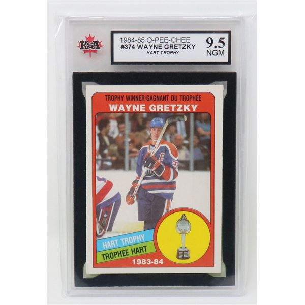WAYNE GRETZKY VINTAGE 80'S HART TROPHY KSA 9.5