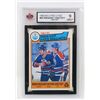 Image 1 : WAYNE GRETZKY VINTAGE 80'S MARK MESSIER HIGHLIGHT  KSA 9
