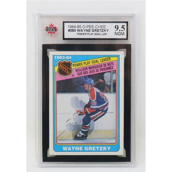 WAYNE GRETZKY VINTAGE 80'S PPG LEADER KSA 9.5