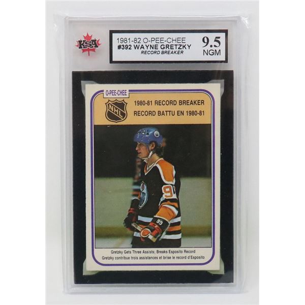 WAYNE GRETZKY VINTAGE 80'S RECORD BREAKER KSA 9.5