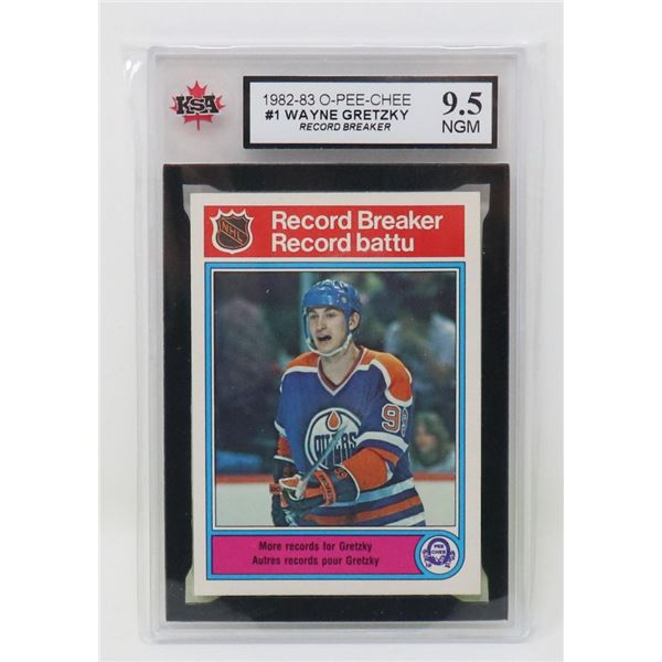 WAYNE GRETZKY VINTAGE 80'S RECORD BREAKER KSA 9.5