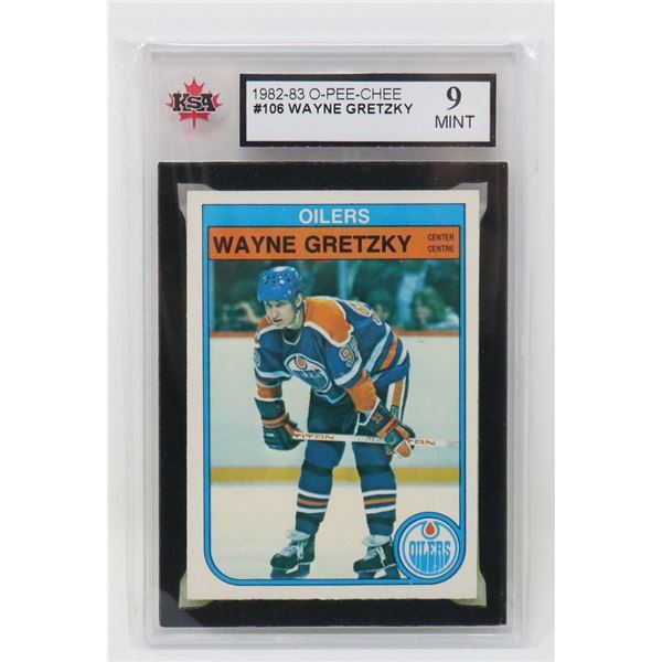 WAYNE GRETZKY VINTAGE 80'S REGULAR KSA 9