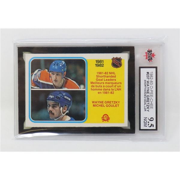 WAYNE GRETZKY VINTAGE 80'S SHG LEADER KSA 9.5