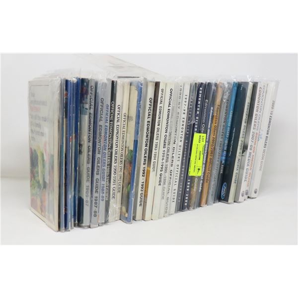 30 GUIDES IN TOTAL, PLAYER PROFILES, RECORD BOOKS,  STATS, THIS ALSO INCLUDES GRETZKY'S ROOKIE YEAR 