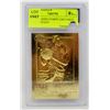 Image 2 : WCG GRADED 10 MINT 23KT GOLD KOBE BRYANT