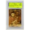 Image 2 : WCG GRADED 10 MINT 23KT GOLD KOBE BRYANT