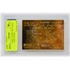 Image 2 : WCG GRADED 10 MINT 23KT GOLD BEATLES ABBY ROAD