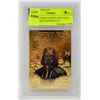 Image 2 : WCG GRADED 10 MINT 23KT GOLD STAR WARS CHEWBACCA
